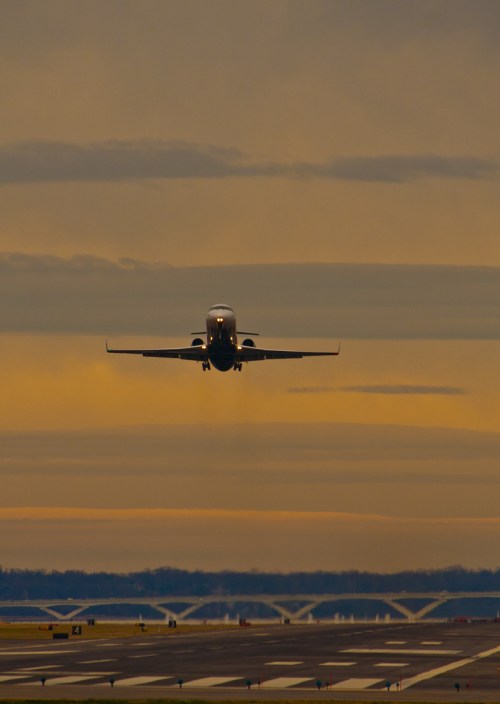Taking off from National AIrport
